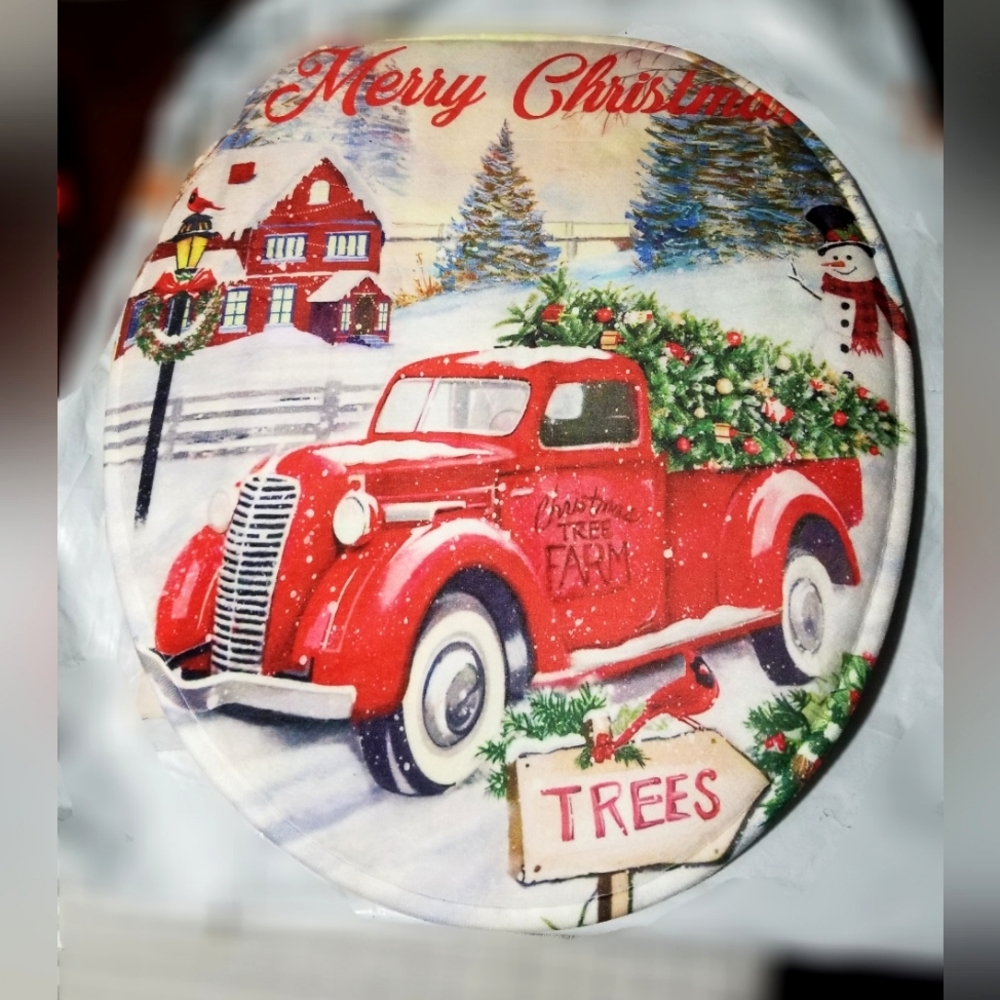 Christmas Themed Toilet Seat Cover